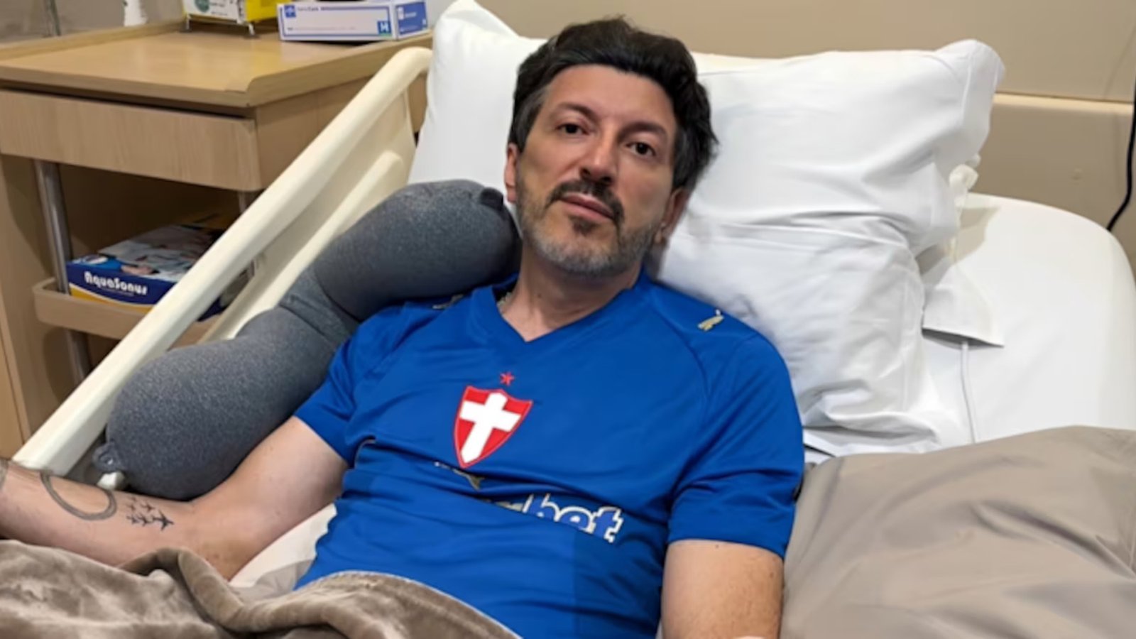 Lito Sousa dá primeira entrevista na TV após diagnóstico de doença rara e fala sobre mobilização da esposa na web