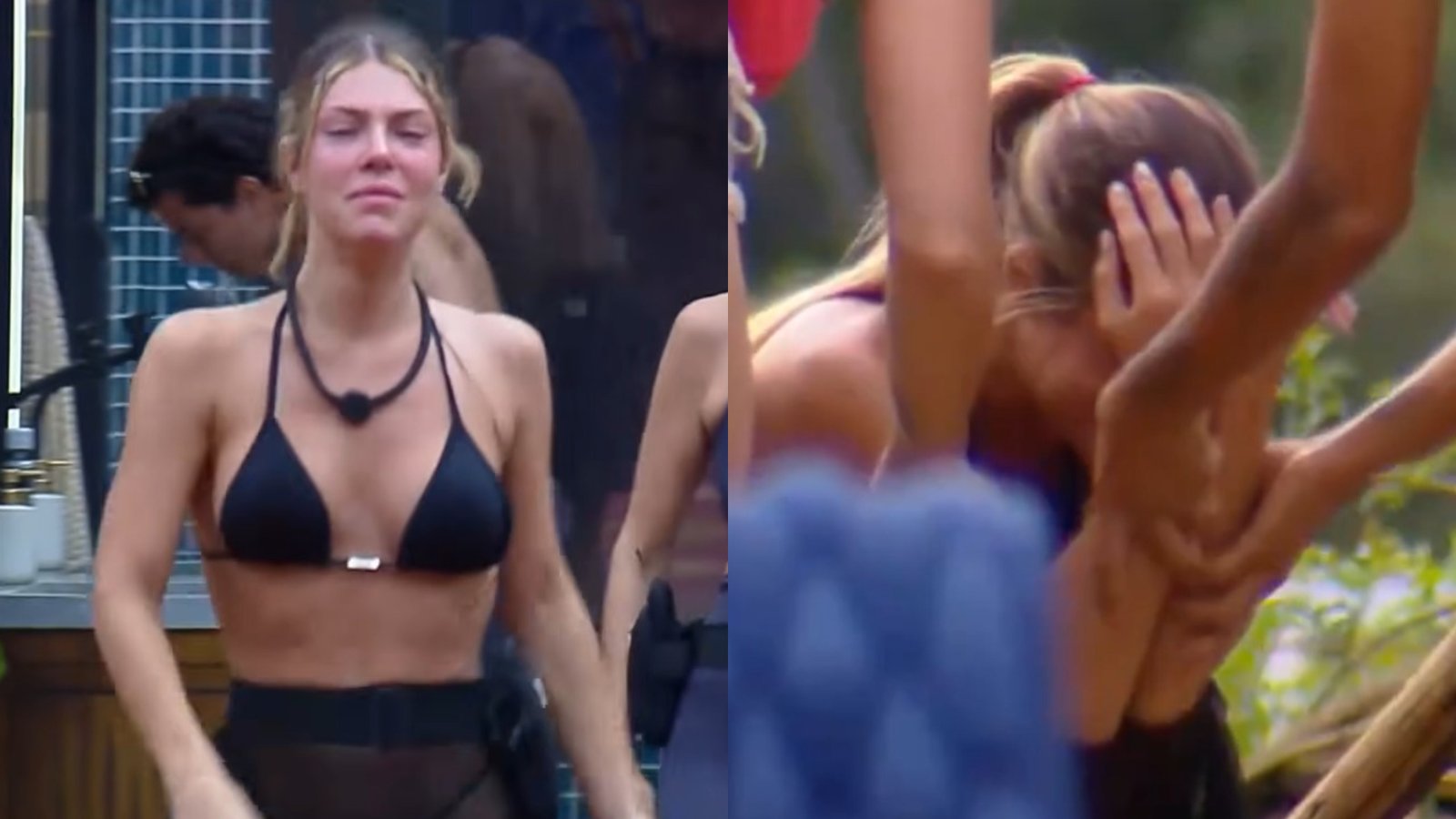 A Fazenda 18: Ana Bruna fica aos prantos após conversa com a produção sobre Sérgio Hondjakoff e confronta peão; assista