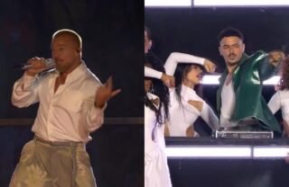 Pedro Sampaio e Ricky Martin entregam chuva de hits, muita coreografia e apresentam “pikito pikito” pela 1ª vez no intervalo da NFL; assista