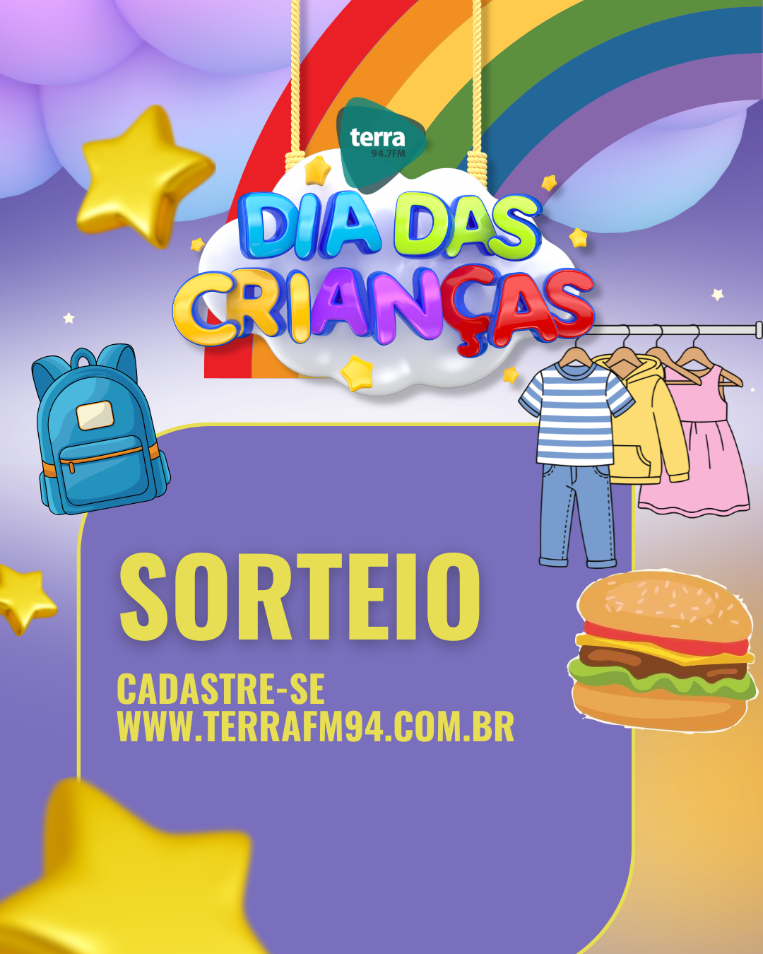 Banner Dia da Crianças – 2026
