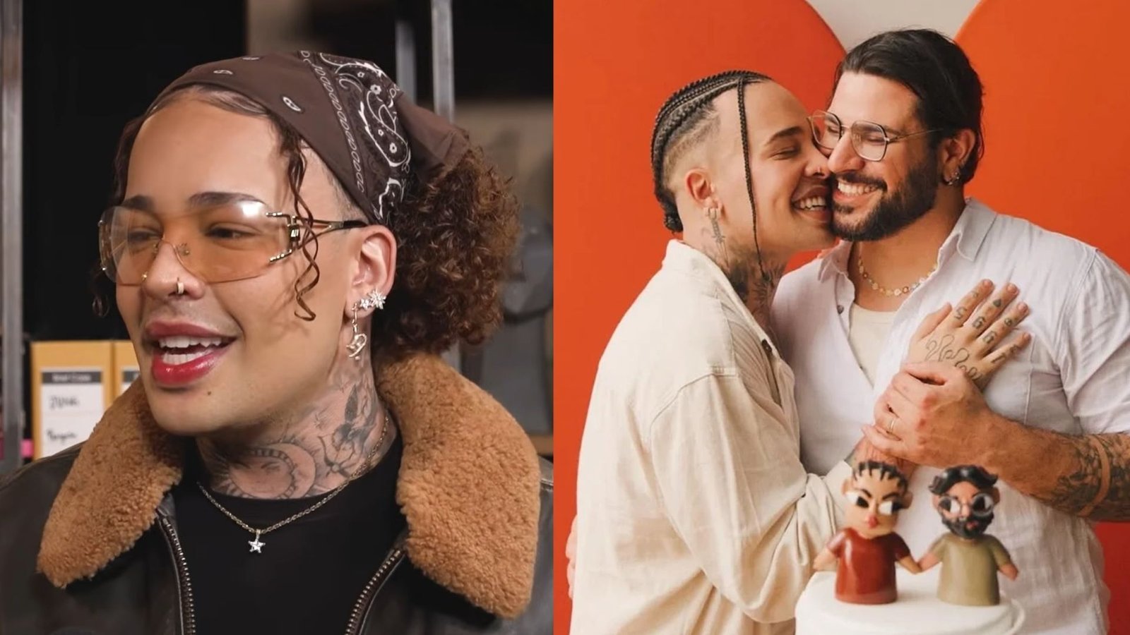Gloria Groove revela que vive relação aberta com marido há 11 anos e conta de quem partiu a decisão; assista