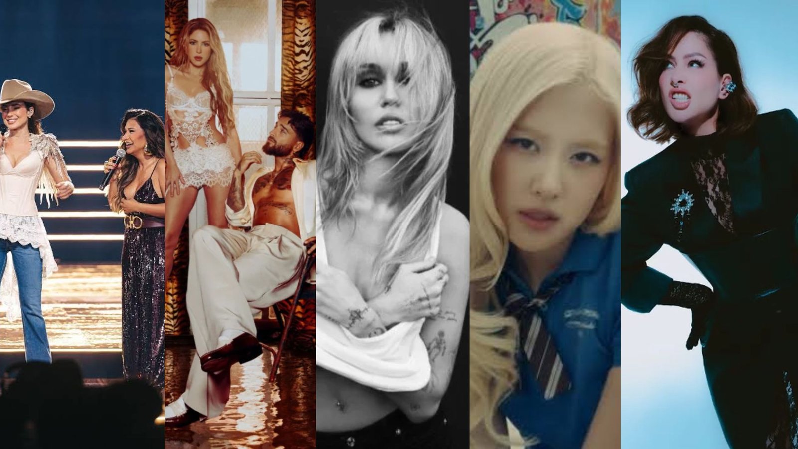 Lançamentos de Sexta: Feats. de Paula Fernandes e Simone Mendes, Maluma e Shakira, e novidades de Miley Cyrus, ROSÉ e Pitty são destaques