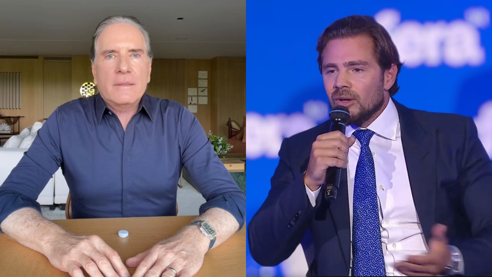 Roberto Justus se pronuncia após vazamento de mensagens com Daniel Vorcaro e detalha atitude com banqueiro; assista