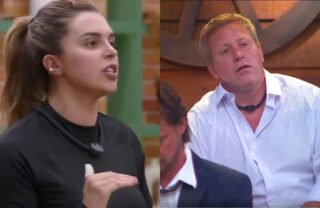 A Fazenda 18: Mônica Fonseca chama Serginho de “porco”, questiona higiene do ator e debocha de seu corpo